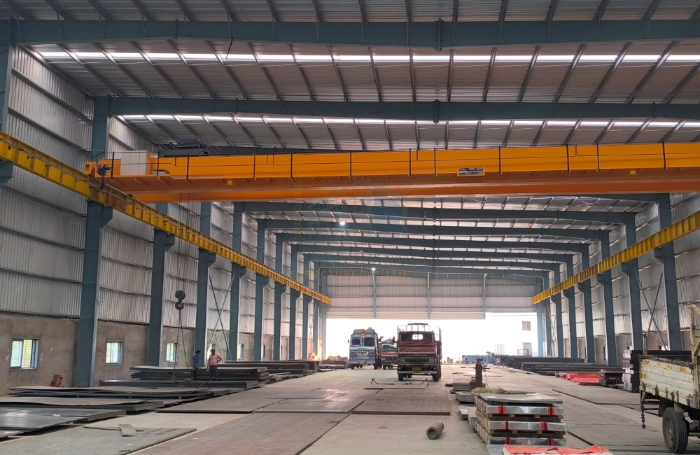 Pre-engineered building at Savra Foam Industry site