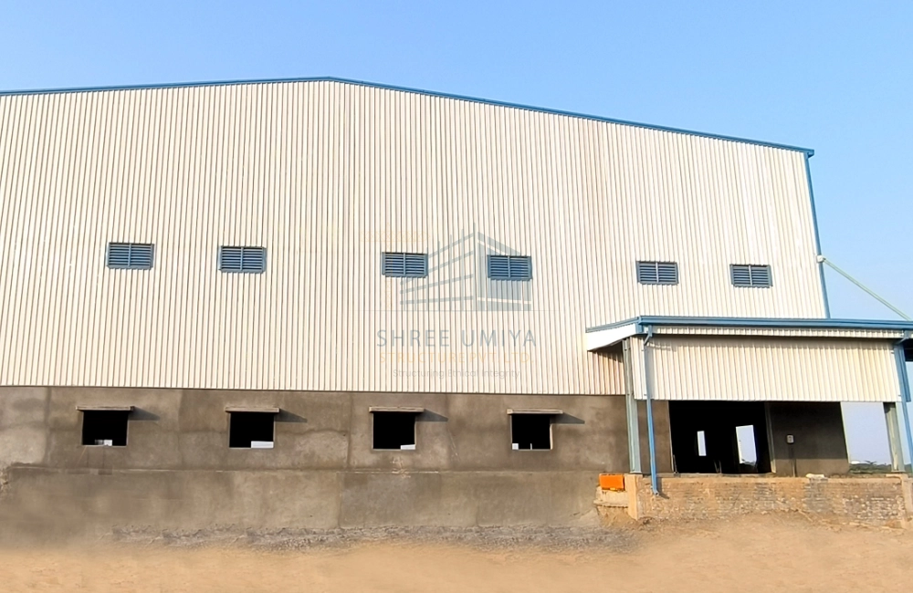 Structural steel warehouse for Waaree