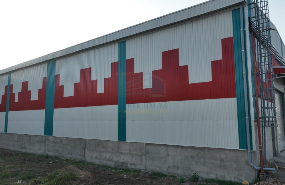 Pre-engineered building at Savra Foam Industry site